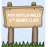 Miss Kayla Hall's 5th Grade Class